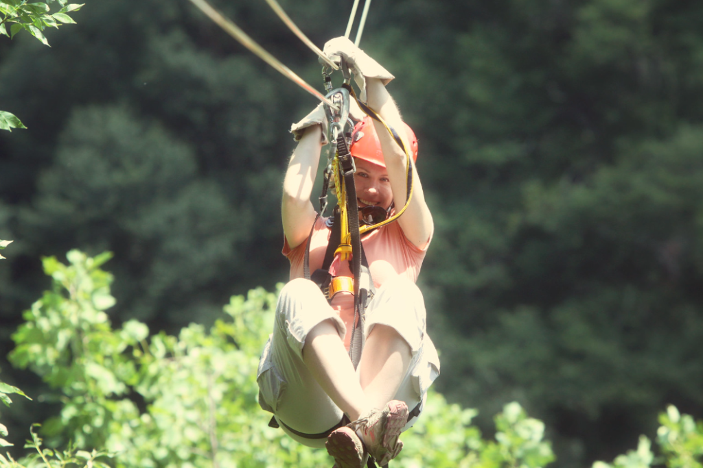 Ziplining in Canopy Tours of Blue Ridge / Flickr / Niccirf

Link: https://www.flickr.com/photos/niccirf/4922220072/in/photolist-QaMgE7-8uXExj